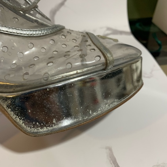 Chanel Clear Derby Shoes 37.5 - Picture 7 of 14